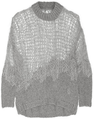 Maison Martin Margiela 7812 Maison Martin Margiela Open-knit wool-blend sweater