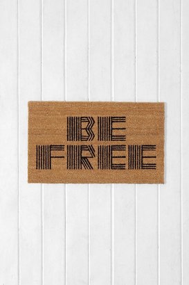 Urban Outfitters Allover Be Free Door Mat