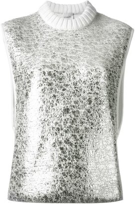 Iceberg metallic sleeveless sweater