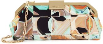 Ted Baker Remee retro square clutch