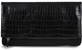 French Connection Sally fold-over clutch