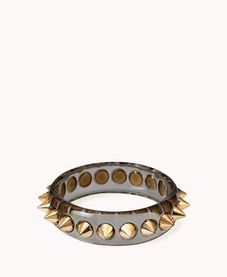 Forever 21 Edgy Spiked Clear Bangle