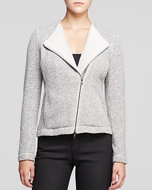 Eileen Fisher Twisted Terry Moto Jacket