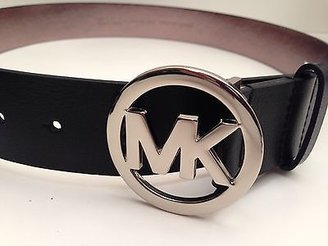Michael Kors Women's Belt *Genuine Leather Black w/Silver Buckle* Size S M L XL*