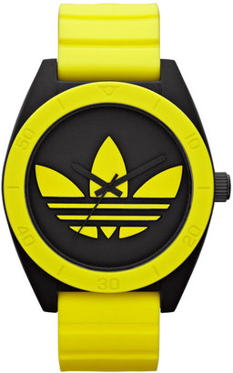 adidas Watch, Unisex Yellow Silicone Strap 50mm ADH2848