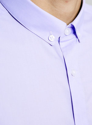 Topman Lilac Short Sleeve dress Shirt