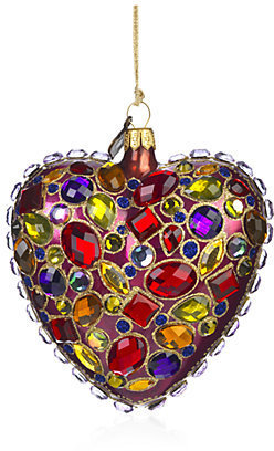 Jay Strongwater Bejewelled Heart Decoration