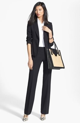 HUGO BOSS 'Tilana' Stretch Wool Suiting Trousers