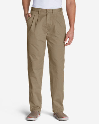 Eddie Bauer Men's Relaxed Fit Side Elastic Waist Chino Pants