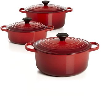 Le Creuset Signature 3.5 qt. Wide Round Cherry French Oven with Lid