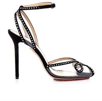 Charlotte Olympia Risqué PVC and suede sandals