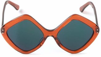 Cutler & Gross diamond shaped sunglasses
