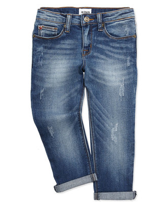 Hudson Garageland Distressed Boyfriend Jeans, Blue, Sizes 2T-4T