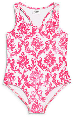 Milly Minis Toddler's & Little Girl's One-Piece Floral Swimsuit
