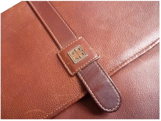 Givenchy Brown Leather Clutch bag