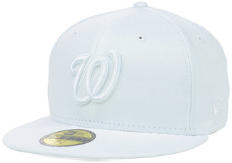 New Era Washington Nationals White-On-White 59FIFTY Cap