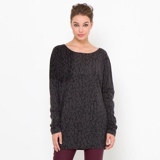 La Redoute SUNCOO PA Wool Long-Sleeved Loose Fit Sweater