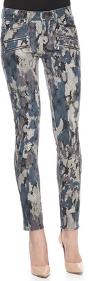Paige Denim Edgemont Camouflage Zip Pocket Jeans, Madagascar