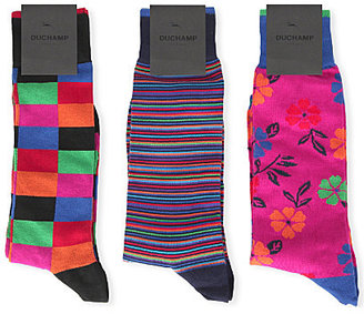 Duchamp Vibrant cotton sock set