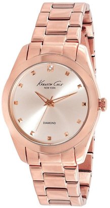 Kenneth Cole Rose Gold IP Bracelet Ladies Watch