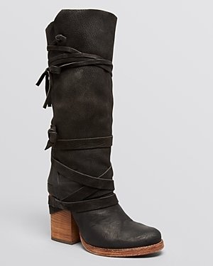 Free People Tall Slouch Boots - Royal Rush