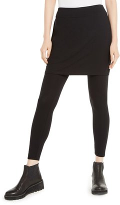 Eileen Fisher System Stretch Jersey Knit Skirted Leggings, Created for Macy's