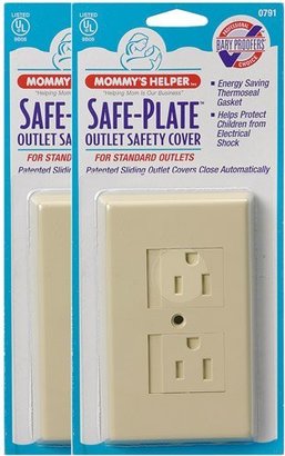 Mommys Helper Mommy's Helper Safe-Plate Outlet Cover - 25pk - Almond