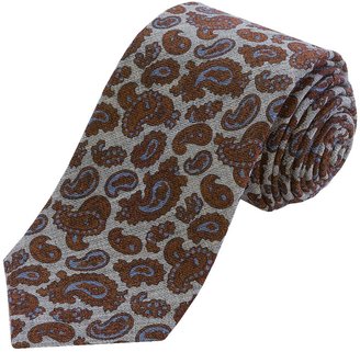 Hickey Freeman Paisley Wool Tie (For Men)