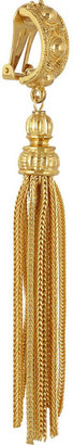 Ben-Amun Gold-plated clip earrings