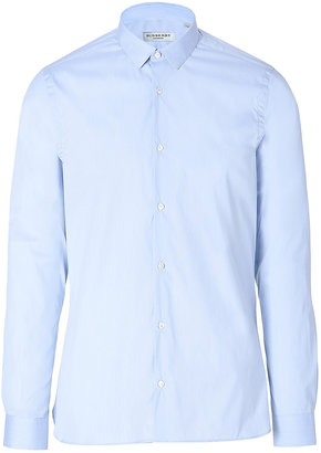 Burberry Stretch Cotton Pembury Shirt in City Blue