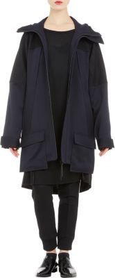 Yohji Yamamoto Six-Pocket Hooded Jacket
