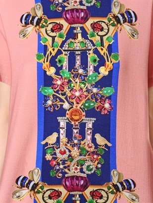 Mary Katrantzou Corona Printed Modal Jersey T-Shirt