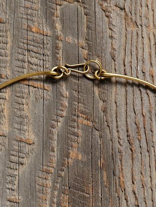 Free People Vintage Brass Dangle Necklace