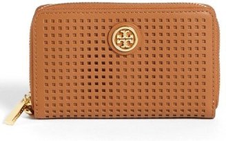Tory Burch 'Robinson - Perf' Zip Continental Wallet