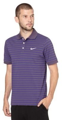 Nike Purple striped polo shirt