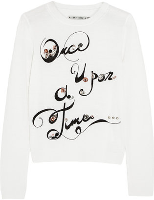Alice + Olivia Once Upon A Time embellished wool sweater