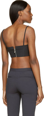 Opening Ceremony Black Court Bonded Sweetheart Bustier