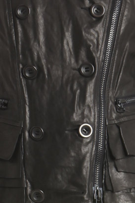 3.1 Phillip Lim Moto Leather Ruffle Jacket
