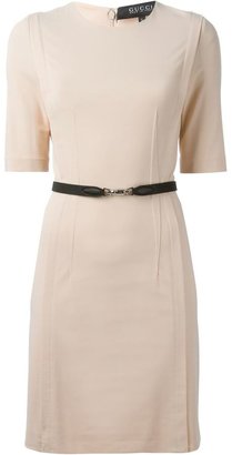 Gucci jersey belted dress