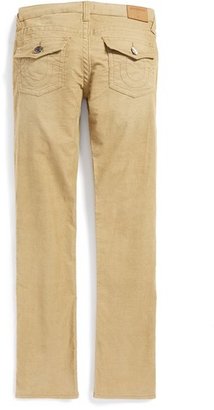 True Religion Boy's 'Geno' Relaxed Slim Fit Corduroy Jeans