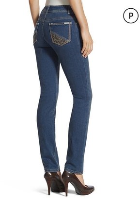 Chico's Petite So Slimming By Animal Pieced Pocket Jean