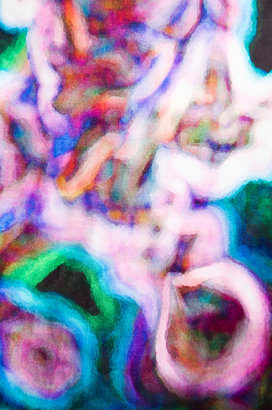 Milly RUNWAY Neon Floral Print Mesh Illusion Peplum Dress