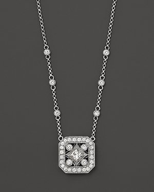 Bloomingdale's Diamond Pendant Set In 14K White Gold, 0.60 ct. t.w.