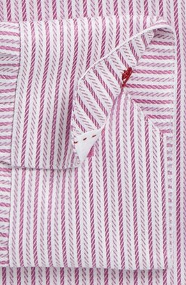 Robert Graham 'Cosmo' Regular Fit Stripe Herringbone Dress Shirt