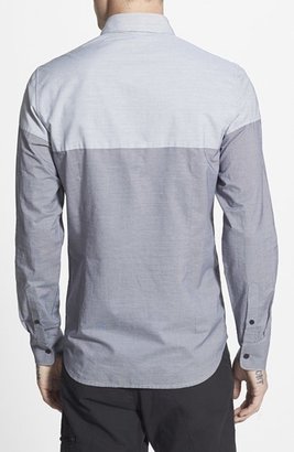 Howe 'White Walls' Colorblock Stripe Woven Shirt