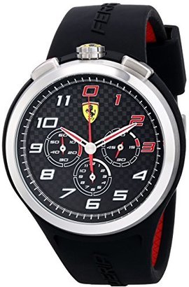Ferrari Men's 0830100 Ready Set Go Analog Display Quartz Black Watch