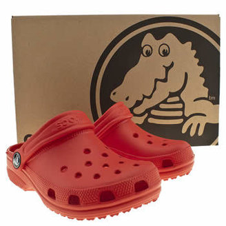 Crocs red classic unisex toddler