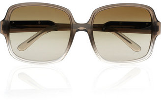 Stella McCartney Square-frame ombré acetate sunglasses