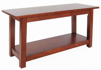 Alaterre Furniture Shaker Cottage Bench in Cherry