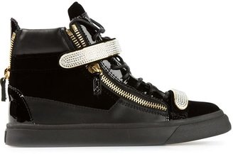 Giuseppe Zanotti zip detail hi-top sneakers